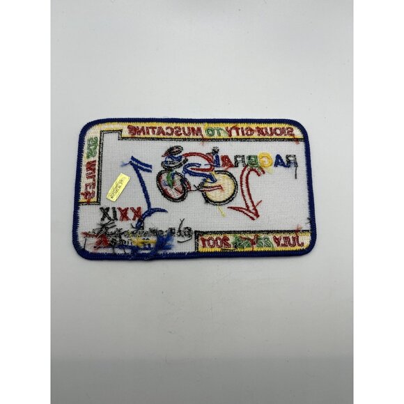 2001 RAGBRAI XXIX Sew on Patch Des Moines Iowa Cycling Biking - Picture 16 of 16